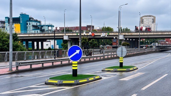 Sign post for islands