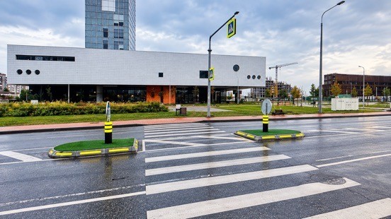 Island kerb modules