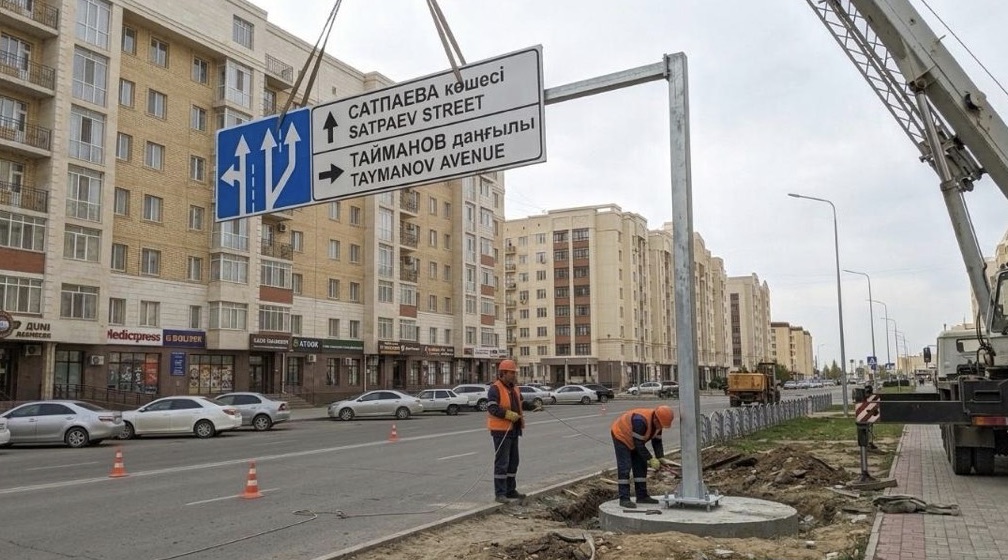 Подъём автокраном